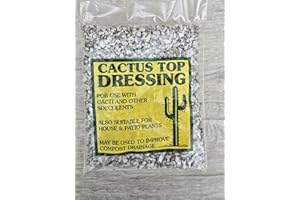 PUGH'S CACTI Cactus Top Dressing 800g. Great for Cacti/Cactus, Succulents and Houseplant/Indoor Plants. Perfect for decorating pots. (Silver)
