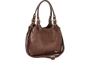 Mabel London Womens Multiple Pockets Handbag - Medium Size Multi Compartments Bag