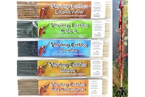 SCHMITT AQUARISTIK Shrimp Lollies Set groß / 5x10 Lollies = 50 Lollies / Garnelen Futter Sticks 2