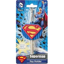 Porte-clés Ovale Superman DC En Argent - C'est Un Travail Pour Superman ! - Neuf Avec étiquettes