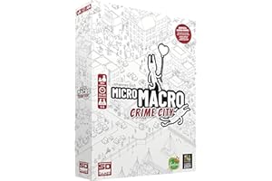 SD GAMES MICROMACRO Crime City - Juego Detectives Ganador As d'Or Mejor Juego 2021, Mayores 10 Años, 1 a 4 Jugadores
