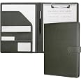 Porte-bloc A4 PU Marron Avec Bloc-notes Et Compartiments – Organiseur Conférences Et Bureau Pratique