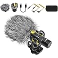 7Ryms Minbo M1 Camera Microphone, with Gain Control, Monitor, Digital and Analog Output, Video Shotgun Microphone for DSLR Camera, Smartphone- Microphone for Video Recording Vlogging