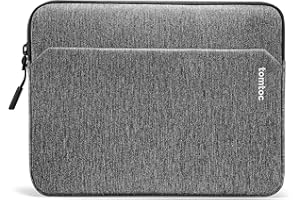 tomtoc Housse pour Tablette Slim pour 13 Pouces iPad Pro M5/M4 2025-2024, 13" iPad Air M3/M2, 12,9" iPad Pro M2&M1, Surface Pro 10/9, avec Pochette pour Accessoires, pour Magic/Smart Keyboard Folio