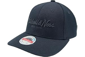 Mitchell & Ness Classic Red Pinscript Snapback