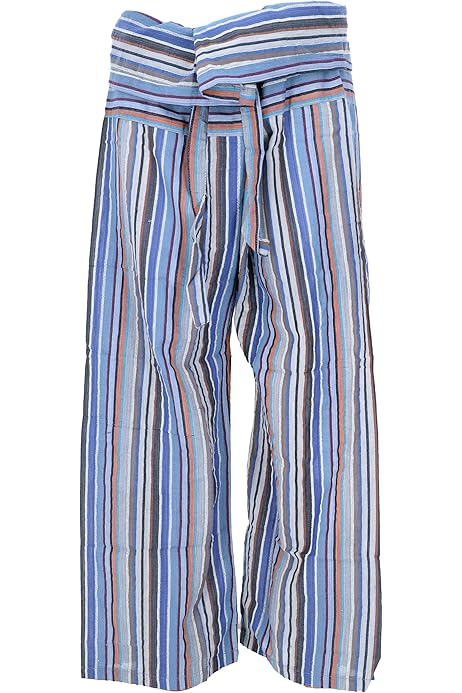 Pantaloni Pescatore Thai Mantra - Cotone 100%, Taglia Unica Unisex | Stile Bohémien E Comodo - Foto 12