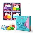 The Body Bucket Cloud Bath Bombs With Aqua, Lemon, Orange And Lavender Fragrance - All Natural Handcrafted Aromatherapy - Perfect Bath Gift For Kids, Men & Women 60 Gm Each (Pack Of 4).