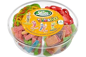 Lutti Boîte Dooo et Fizz Bonbons, Bleu, Rose, 450 g (Lot de 1)
