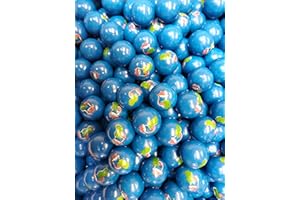 ZED CANDY Tongue Painter Gumballs Bubblegum Balls Blue Raspberry (1000g)