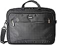 Amazon Basics kompakte Laptoptasche, Umhängetasche/Tragetasche mit Taschen zur Aufbewahrung von Zubehör, für Laptops bis zu (17,3 zoll - 44 cm), Schwarz, 1 Stück