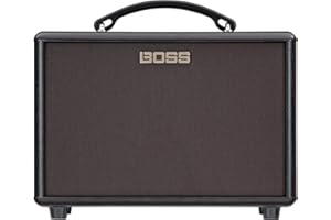 BOSS AC-22LX Akustikverstärker | Kompakter Stereoverstärker mit innovativer Air Feel Technologie für Elektroakustik-Gitarren und Sänger | XLR Mikrofoneingang | Integrierte Rhythmen & Looper