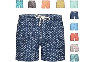 Blue coast yachting Costume da Bagno Uomo Stampato asciugato rapido