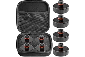 ‎KEFFLUM Kefflum Wagenheber Gummiauflage für Tesla Model 3/Y/X/S,4 Stücke Jack Pad Adapter Zubehör mit Aufbewahrungsbox, Schützt Tesla Batterie und Chassis