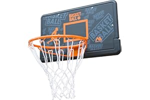 SILVER VALLEY Wall Mounted Basketball Hoop with Backboard Outdoor and Indoor