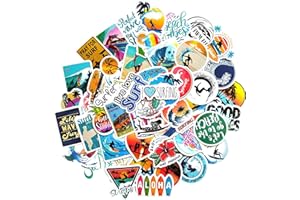 TARIFA UNITED Autocollants de surf hawaïen décoration aloha surfeurs d'été planches de surf autocollants d'été vsco autocollant de planche de surf pour bouteilles d'eau skate skateboard