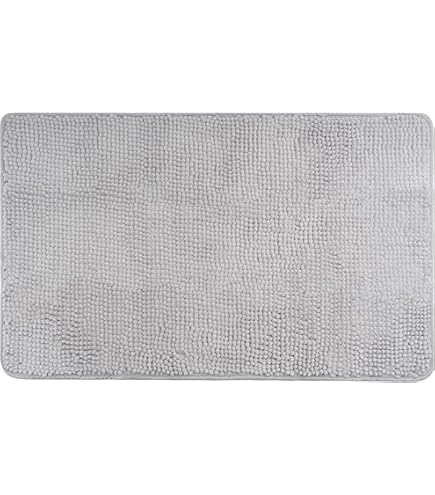 fluffy® Badmat van microvezel met antislip onderkant (50 x 80 cm, antraciet