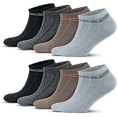 GoWith 4-Piece-8 Cotton Short Sports Relax Pattern Flexible Men's Booty Socks 3147
