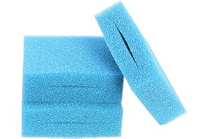 INGVIEE 3 Stück Kompatibel Blau Grob Ersatzschwamm für Oase Biotec 5/10/30