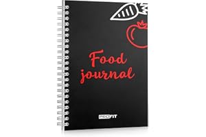 PROFIT SPORT JOURNALS Daily Food Journal - Meal Planner for Weight Loss and Fitness - Food Diary - Diet Planner / Easy-To-Use 16-week A5 Diet Planner