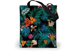 Loxato Tote Bag Femme Imperméable fermeture éclair et poche intérieure - Grand Sac Cabas en tissu avec tissu Oxford interne et externe 37x42cm - Tote Bag Original Cadeau Femme