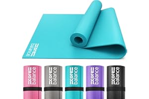 Core Balance Yoga Mat, Thick Foam 6mm, Non Slip, Exercise Fitness Gym, Compact Lightweight With Carry Strap