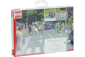 Busch Environnement - BUE7097 - Modélisme Ferroviaire - Assortiment Route & Accessoires - Echelle N