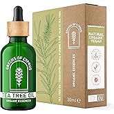 Greens of Cyprus BIO Teebaumöl 100% Naturrein mit Pipette | Mittel gegen Nagelpilz & Pickel | Antimikrobiell & Entzündungshem