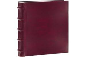 Pioneer Photo Albums CLB-257/BG 200-Pocket European Bonded Leather Photo Album for 5 by 7-Inch Prints, Burgundy