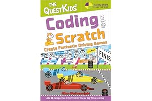 GARDNERS Coding with Scratch - Create Fantastic Driving Games: The QuestKids children's series (In Easy Steps - The QuestKids)