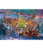 Clementoni Puzzle 1000 Piezas | Holiday Shop Compact, Tamaño 70x50 Cm, Hecho En Italia, Con Materiales Reciclados