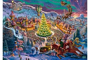 Schmidt Spiele 58609 Biegun północny Świętego Mikołaja, Zac Kinkade, 1000-elementowe puzzle