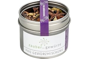 ‎ZAUBER DER GEWÜRZE Zauber der Gewürze Pho Gewürzmischung – Für vietnamesische Pho-Suppe mit Reisnudeln, Hähnchen, Rindfleisch oder als vegetarische Variante, ideal auch für asiatische Gerichte, 40 g