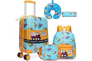 HTgroce Valigia bimbo e bambino, trolley da viaggio per bimbi e bambini