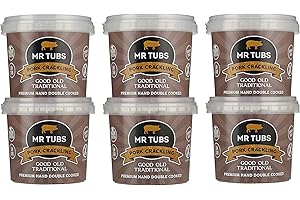 MR TUBS PORK CRACKLING Mr Tubs Double Hand Cooked Premium Pork Crackling - 6 Flavours to Choose from (Good Old Traditional, 6 x 55g) - Gourmet Crackling, not Pork Scratchings