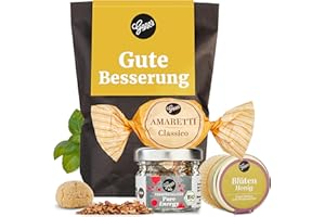 ‎GEPP'S Gepp's Feinkost Gute Besserung Wundertüte Mini I Kleiner gefüllter Geschenkkorb mit Delikatessen für Genesungswünsche I Get well soon Geschenk zur Aufmunterung I Gourmet Geschenk zu Weihnachten
