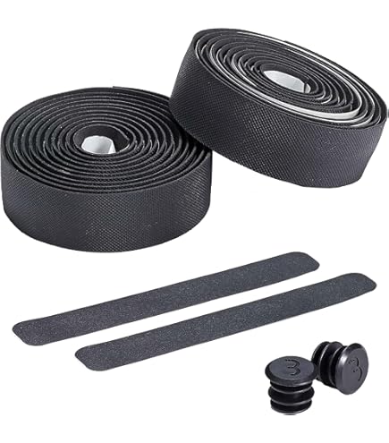 BBB GravelRibbon BHT-16 Ruban adhésif pour guidon de vélo avec motif diamant pour une bonne prise en main Noir