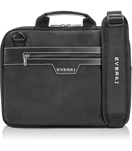 Everki Advance Laptoptas voor notebooks tot 16 inch (40,6 cm) met accessoirevak, binnenvoering met hoog contrast en trolleyflap, zwart Everki Advance Laptoptas voor notebooks tot 16 inch (40,6 cm) met accessoirevak, binnenvoering met hoog contrast en trolleyflap, zwart