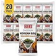 Daechun (Choi Korean BBQ Seaweed Snacks - (Pack of 20) - Keto, Gluten Free, Full of Fiber, Vitamin, Mineral, High protein snack, Healthy snack, Omega 3's - Product of Korea
