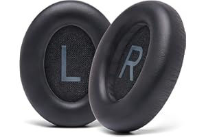 WC Wicked Cushions Verbesserte Ersatz-Ohrpolster für Bose 700 Noise Cancelling-Kopfhörer (NC700) – weicheres PU-Leder, luxuriöser Memory-Schaum, zusätzliche Dicke, extra langlebig | Schwarz