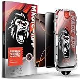Klasse X-Gorilla iPhone 14 Pro Max Hayalet Ekran Koruyucu | Gizlilik Filtreli & 9H Kırılmaz | Tam Kaplama Tozsuz Uygulama