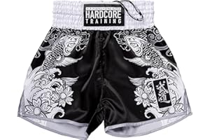 Hardcore Training Muay Thai Lucha Pantalones Cortos Shorts Hombre Kickboxing Boxeo MMA Combat Sport Sparring