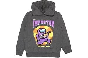 Popgear Among Us Traue Niemandem Jungen Pullover Hoodie. Holzkohle Sudadera con Capucha. para Hombre