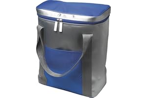 NOTRASH2003 Grosse Kühltasche - Inhalt passend für 6 x 1,5 ltr. Flaschen, Zipper mit Zugband