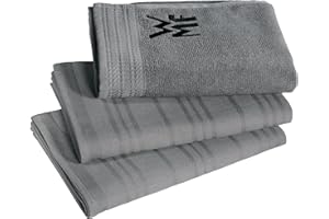 WMF Zestaw Ręczników Kuchennych, Bawełna, Szary, 3 Sztuki