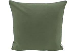 CB Home & Style Outdoor Garten Kissen XXL Lounge Deko Uni Wasserabweisend 60 x 60 cm (Olive)