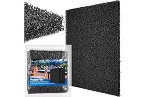 Borlech Aquarium Filter Sponge Pad, Filter Media Foam Sponges, Filter Accessories for Fish Tanks and Ponds (47 x 47 x 2 cm, 20PPI, 1 Pack)