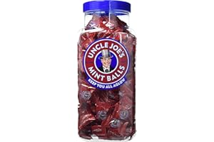 Uncle Joe's | Mint Balls | 1.4Kg Jar | Traditional Mint Balls made using the same recipe from 1898 | Natural Ingredients | Free From Artificial Colors and Flavours