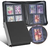 PREZA Toploader Binder - 112 &Uuml;stten Y&uuml;kleyici Tutar - 4 Cep &Uuml;stten Y&uuml;kleyici Bağlayıcı - Toploaders i&ccedil;in Ticaret Kartı Bağlay