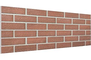 DELLEDECOR ADVANTAGE DESIGNS 3D Brick Wall Cladding Ceiling Panel Faux Brick Style Polystyrene Wall Cladding 50x100cm (DL09)