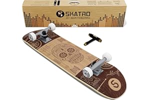 SKATRO - Pro Skateboard 31" Complete Skateboard Ages Adults Boys Girls Beginners Kids